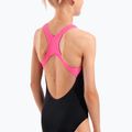 Strój pływacki jednoczęściowy dziecięcy arena Dots Swim Pro Back black multi/black/shocking pink 9