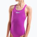 Strój kąpielowy jednoczęściowy dziecięcy Arena Team Swim Tech Solid very fuchsia/water 8