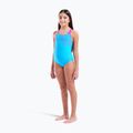 Strój kąpielowy jednoczęściowy dziecięcy arena Kikko Swim Pro Back turquoise/very fuchsia 6