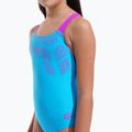 Strój kąpielowy jednoczęściowy dziecięcy arena Kikko Swim Pro Back turquoise/very fuchsia 8