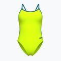 Strój pływacki jednoczęściowy damski Arena Lace Back Solid artic lime/blue cosmo