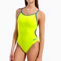 Strój pływacki jednoczęściowy damski Arena Lace Back Solid artic lime/blue cosmo 8