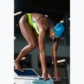 Strój pływacki jednoczęściowy damski Arena Lace Back Solid artic lime/blue cosmo 10