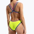 Strój pływacki jednoczęściowy damski arena One Double Cross Back One Piece artic lime/plum/blue cosmo 9