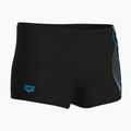 Bokserki pływackie męskie arena Basic Swim Short black/turquoise 4