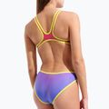 Strój pływacki jednoczęściowy damski arena One Shaded Print Tech One Back bright coral royal multi/soft green 9