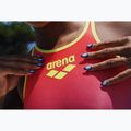 Strój pływacki jednoczęściowy damski arena One Shaded Print Tech One Back bright coral royal multi/soft green 13