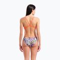 Strój pływacki jednoczęściowy damski arena Painting Lace Back multi/bright coral 7