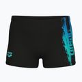 Bokserki kąpielowe chłopięce arena Loud Swim Short black/black multi