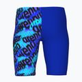 Jammery kąpielowe dziecięce arena Crowded Swim Jammer neon blue/neon blue multi 2