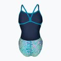 Strój pływacki jednoczęściowy damski arena Snake Skin Challenge blue cosmo multi/blue cosmo 2