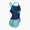 Strój pływacki jednoczęściowy damski arena Snake Skin Challenge blue cosmo multi/blue cosmo 4