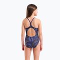 Strój kąpielowy jednoczęściowy dziecięcy arena Fireflow Lightdrop Back navy/team navy yellow 7