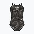 Strój kąpielowy jednoczęściowy dziecięcy arena Fireflow Lightdrop Back black/team black