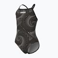 Strój kąpielowy jednoczęściowy dziecięcy arena Fireflow Lightdrop Back black/team black 3