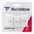 Owijki do rakiet tenisowych Tecnifibre Contact Slim 3 szt. white