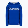 Bluza tenisowa dziecięca Tecnifibre 21LAHO Fleece Hoodie Jr royal