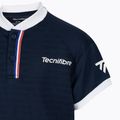 Koszulka polo tenisowa dziecięca Tecnifibre 22F3PO F3 Polo Jr marine 3