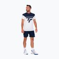 Koszulka tenisowa męska Tecnifibre 22TRAITEE Training white/marine 3