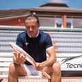 Koszulka polo tenisowa męska Tecnifibre Team Mesh marine 6