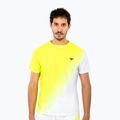 Koszulka tenisowa męska Tecnifibre Team X-Loop Tee white/yellow