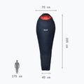 Śpiwór damski Millet Baikal 1100 saphir 4
