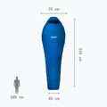 Śpiwór Millet Baikal 750 Regular prawy sky diver 3