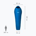 Śpiwór Millet Baikal 750 Long prawy sky diver 4