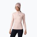 Longsleeve termoaktywny damski Rossignol Classique 1/2 Zip powder pink