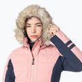 Kurtka narciarska dziecięca Rossignol Girl Polydown cooper pink 5