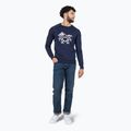 Sweter męski Rossignol Jacquard Crew Neck dark navy 2