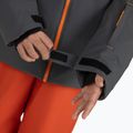 Kurtka narciarska dziecięca Rossignol Strawpile Jr onyx grey 10