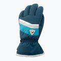Rękawice narciarskie damskie Rossignol New Piste G deep lake 2