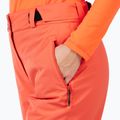 Spodnie narciarskie damskie Rossignol Strawpile Insulated orange flame 5