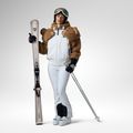 Kurtka narciarska damska Rossignol JCC Teddy Hoodie white 2