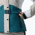 Kurtka narciarska damska Rossignol Snowdazzle Belted silver cloud 8