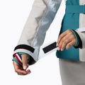 Kurtka narciarska damska Rossignol Snowdazzle Belted silver cloud 10