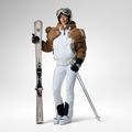 Spodnie narciarskie damskie Rossignol JCC Softshell white 2