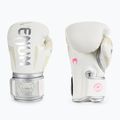 Rękawice bokserskie Venum Elite white/silver 3