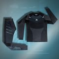 Rashguard longslevee męski Venum Biomecha black/grey 7