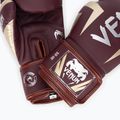 Rękawice bokserskie Venum Elite burgundy/gold 4
