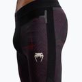 Legginsy treningowe męskie Venum G-Fit Air Spats deep black/ fire red 4