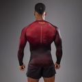 Longsleeve treningowy męski Venum Tactical XT Rashguards black/burgundy/gold 2