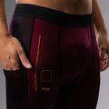 Legginsy treningowe męskie Venum Tactical XT Spats black/burgundy/gold 7