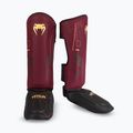 Ochraniacze piszczeli i stóp damskie Venum Tactical XT Shinguards black/burgundy/gold 2