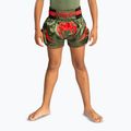 Spodenki treningowe dziecięce Venum Inferno Kids Muay Thai army green/orange
