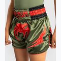 Spodenki treningowe dziecięce Venum Inferno Kids Muay Thai army green/orange 5