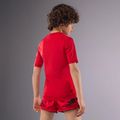 Koszulka treningowa dziecięca Venum Contender Rashguards Jr cherry red 2