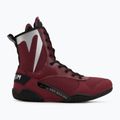 Buty bokserskie Venum Elite Boxing wine lees/silver logo 2