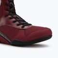 Buty bokserskie Venum Elite Boxing wine lees/silver logo 7